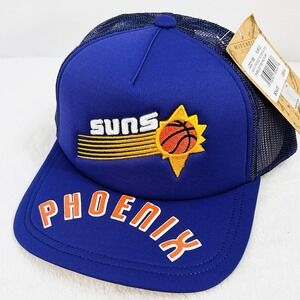 Phoenix Suns Mitchell & Ness Trucker Foam Hat Cap Snapback Adjustable Purple NBA